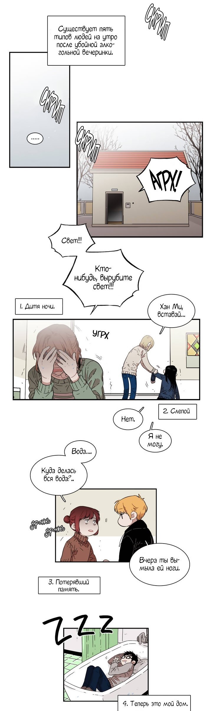 Types of people after drinking - Korean comics, , Longpost, Anime, Manhwa