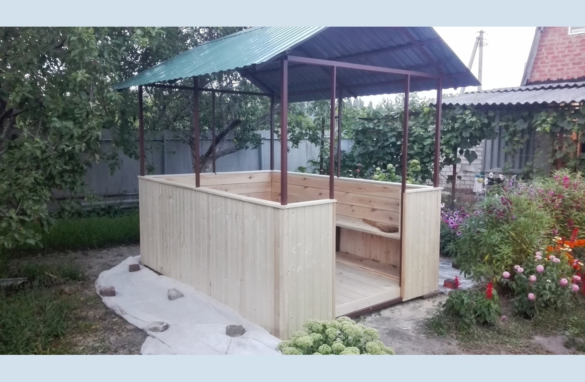 DIY gazebo (part 2) - My, Longpost, With your own hands, Building, Alcove, Dacha, Report