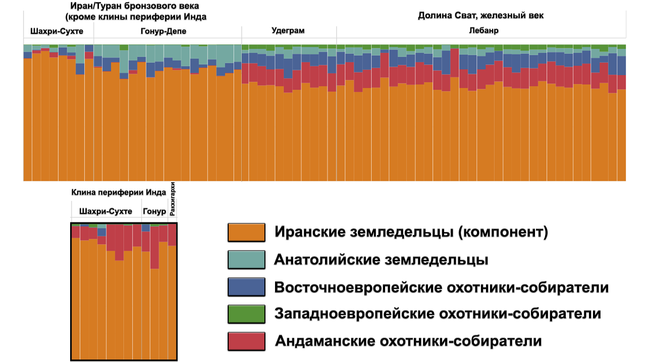 Population history of Central and South Asia according to ancient DNA - My, The science, Story, Population genetics, India, Southern Asia, Central Asia, Video, Longpost, Indo-Europeans, GIF