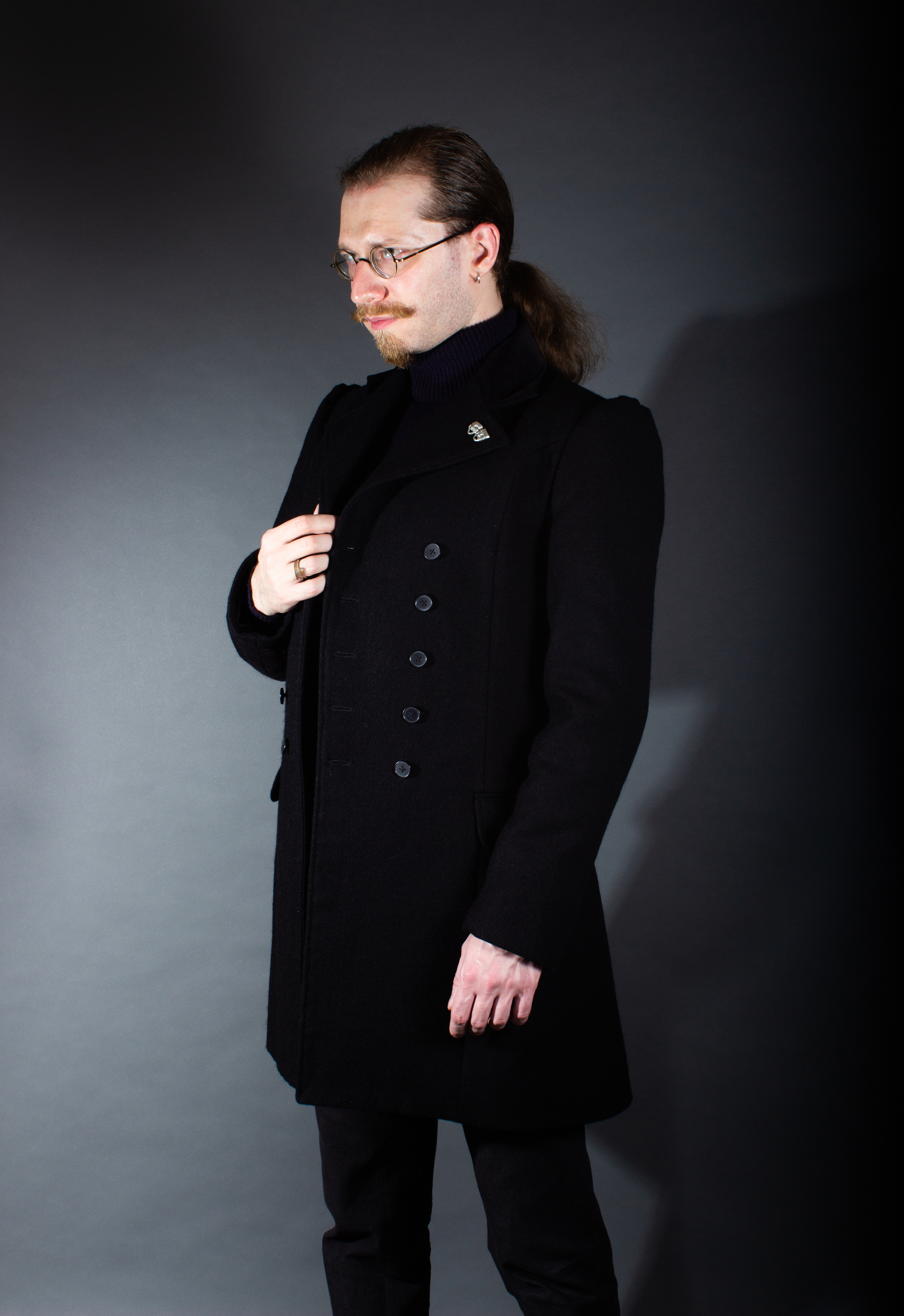 Black autumn jacket and what to wear it with. - My, Scaffold, Mens clothing, Jacket, Coat, Hat, Cap, Longpost, The photo