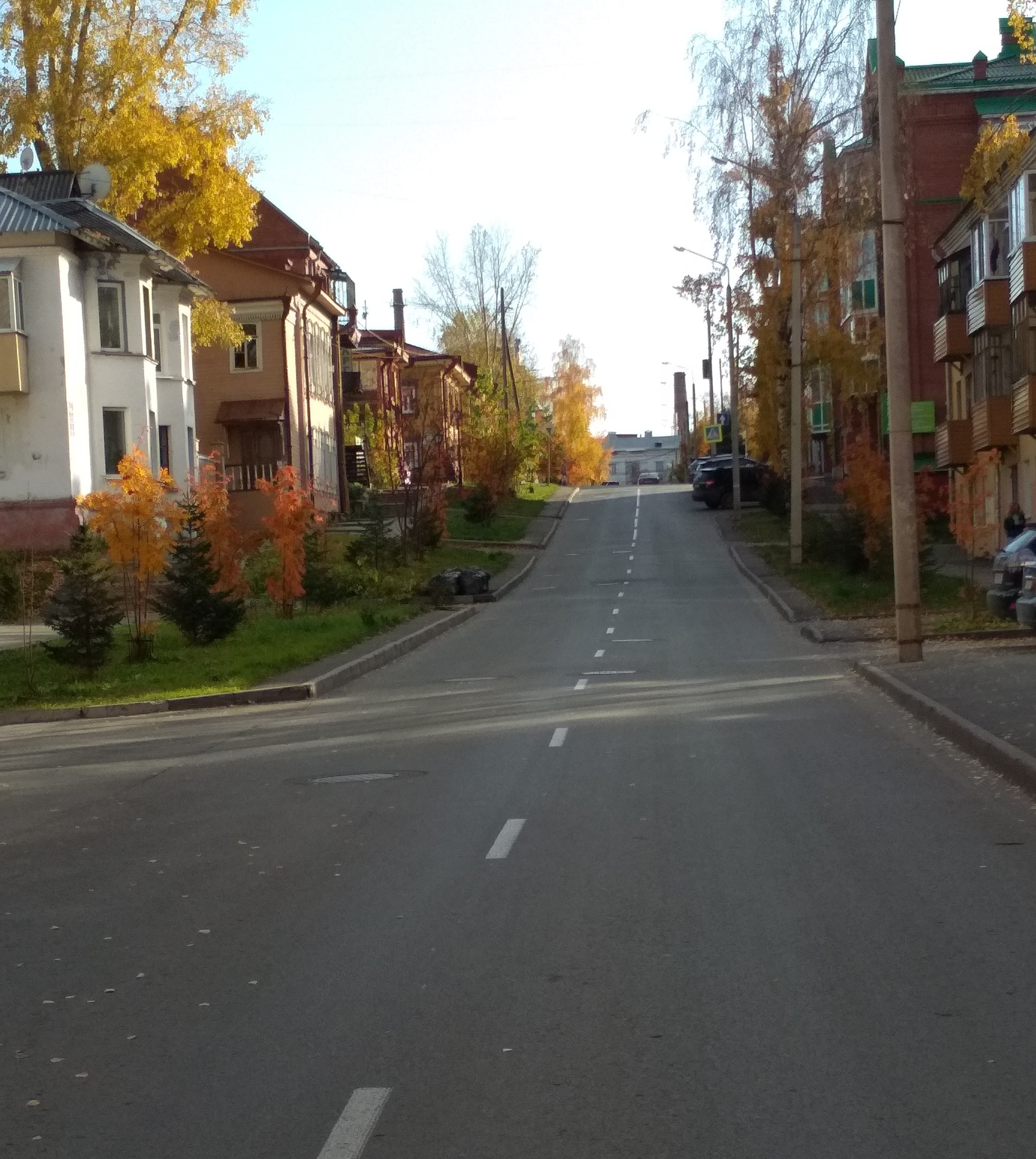 Golden autumn in Tomsk - My, Tomsk, Autumn, City center, Longpost