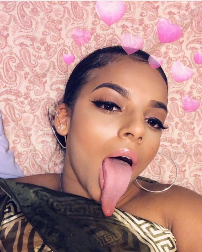 Instagram Model Earns $100,000 With Her Incredibly Long Tongue.