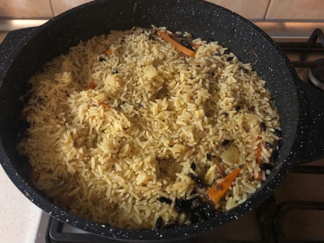 I decided to cook pilaf ... - My, Pilaf, Hen, Recipe, Longpost, Cooking