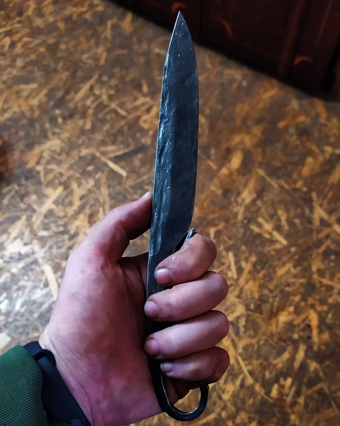 Knife - My, Knife, Forging, Needlework without process, Longpost