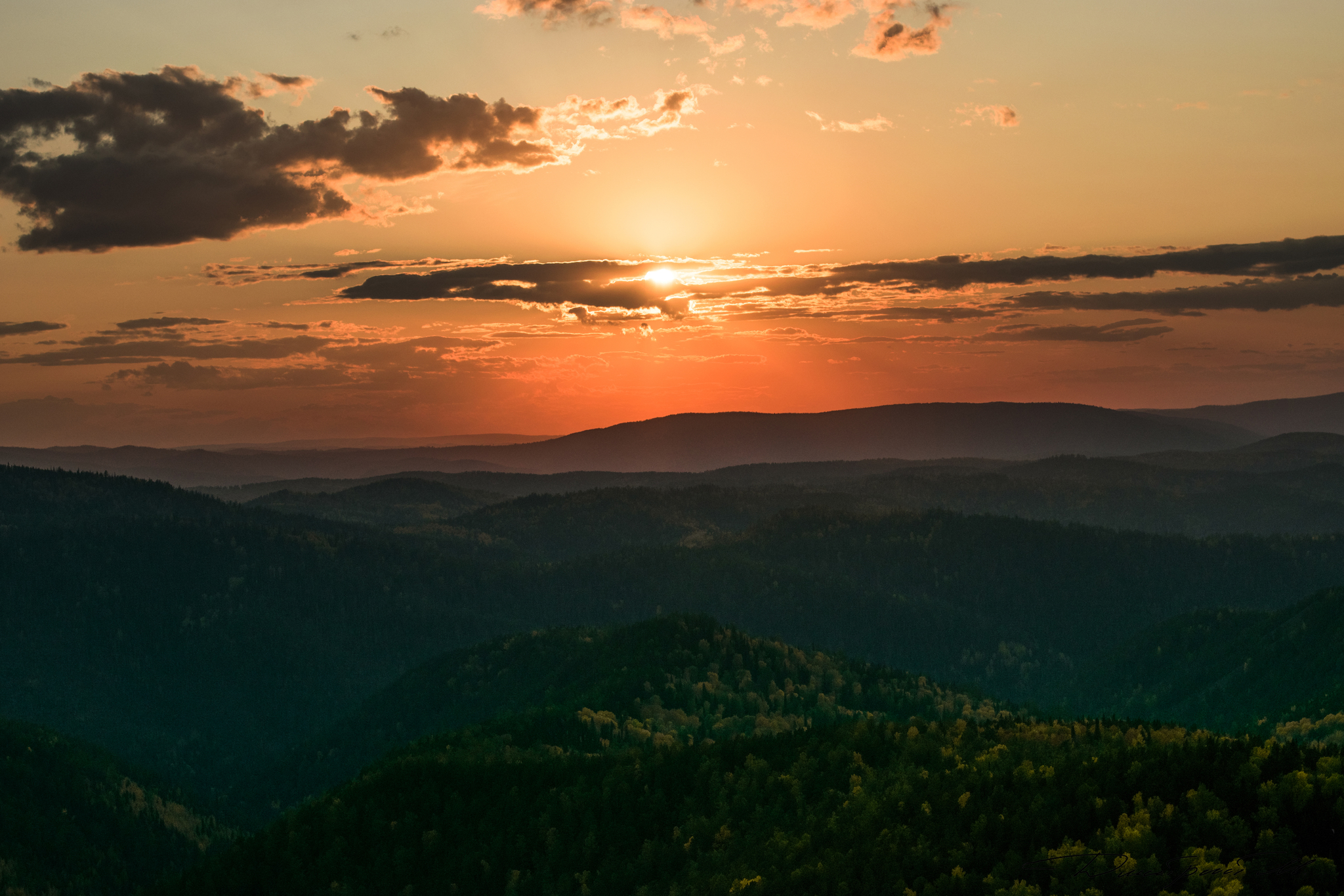 Sunset - My, Nikon, Sunset, Krasnoyarsk pillars, Beginning photographer, Autumn