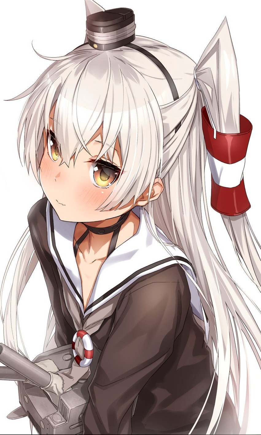 Anime Art - Аниме, Anime Art, Kantai Collection, Amatsukaze, Rensouhou-Kun