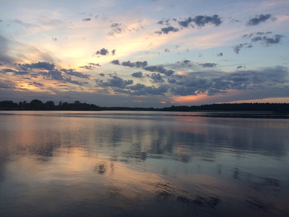 summer sunsets - My, Summer, Sunset, Nature, Longpost