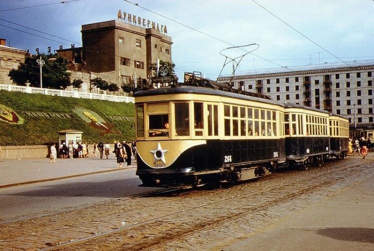 Kharkiv, 1959, photographer Marc De Groot - the USSR, Kharkov, Longpost, Tram, Retro