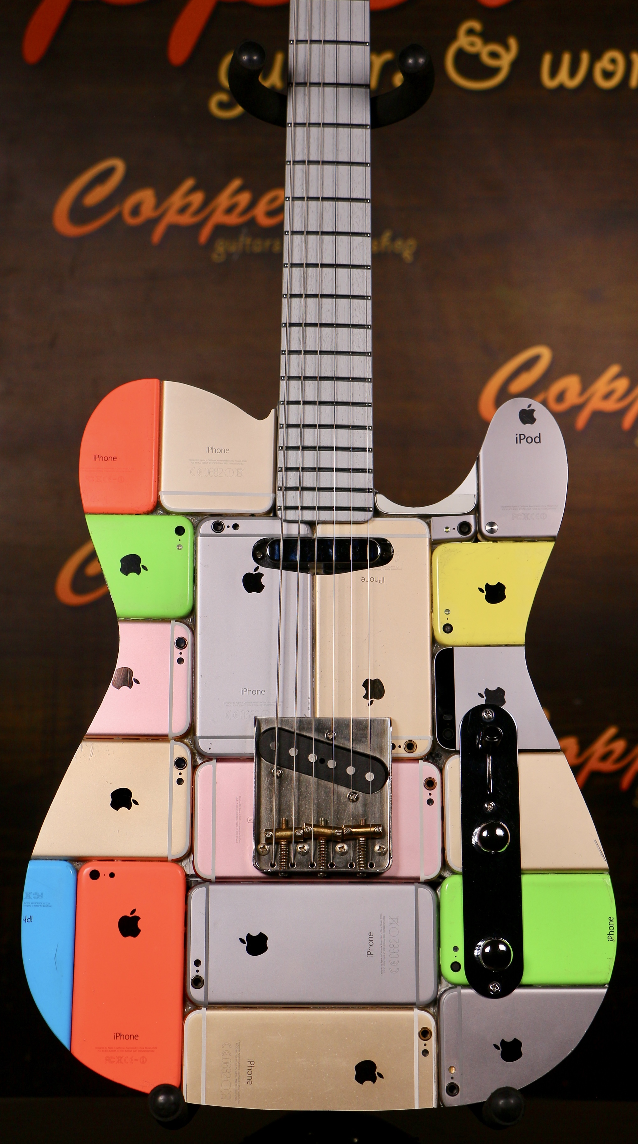 GUITAR FROM iPhone! 107 pieces) or XSPROMAX-forte model - My, Guitar, iPhone, New iPhone, Telecaster, Fender, Video, Longpost