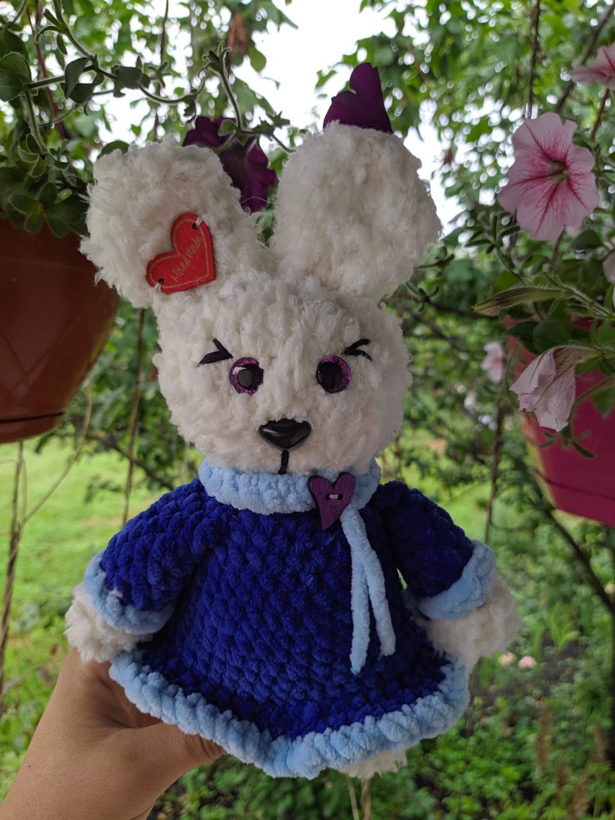 Follow your heart - My, Hobby, Needlework, Knitted toys, Longpost