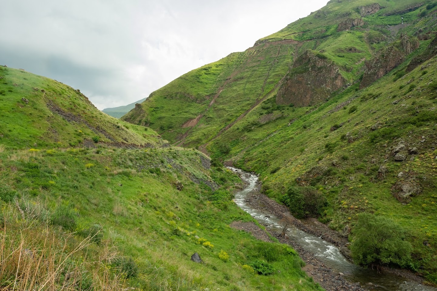 Karabakh landscapes and hot spring. - My, Travels, Nagorno-Karabakh, Armenia, Trip, The photo, Landscape, Longpost