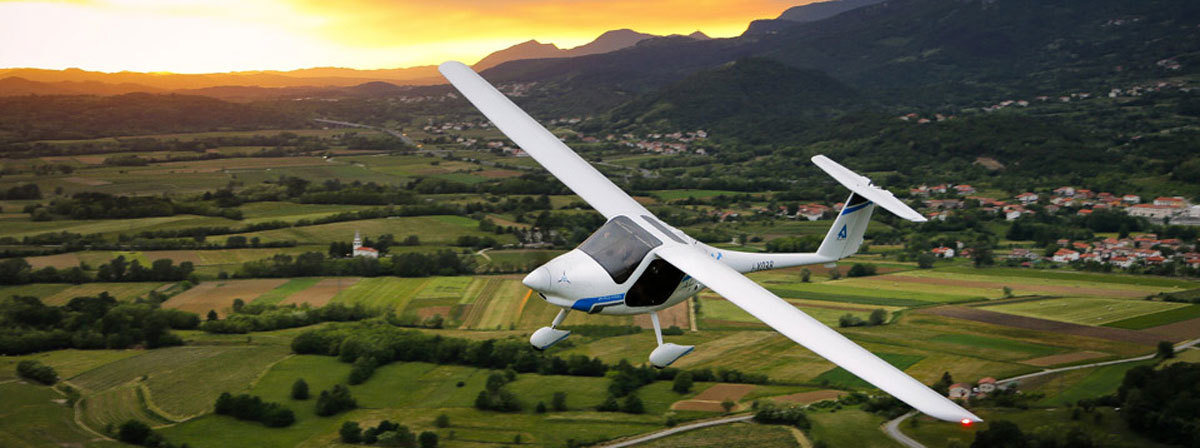 Battery operated aircraft.Pipistrel Alpha Electro - , Slovenia, Electro, Longpost