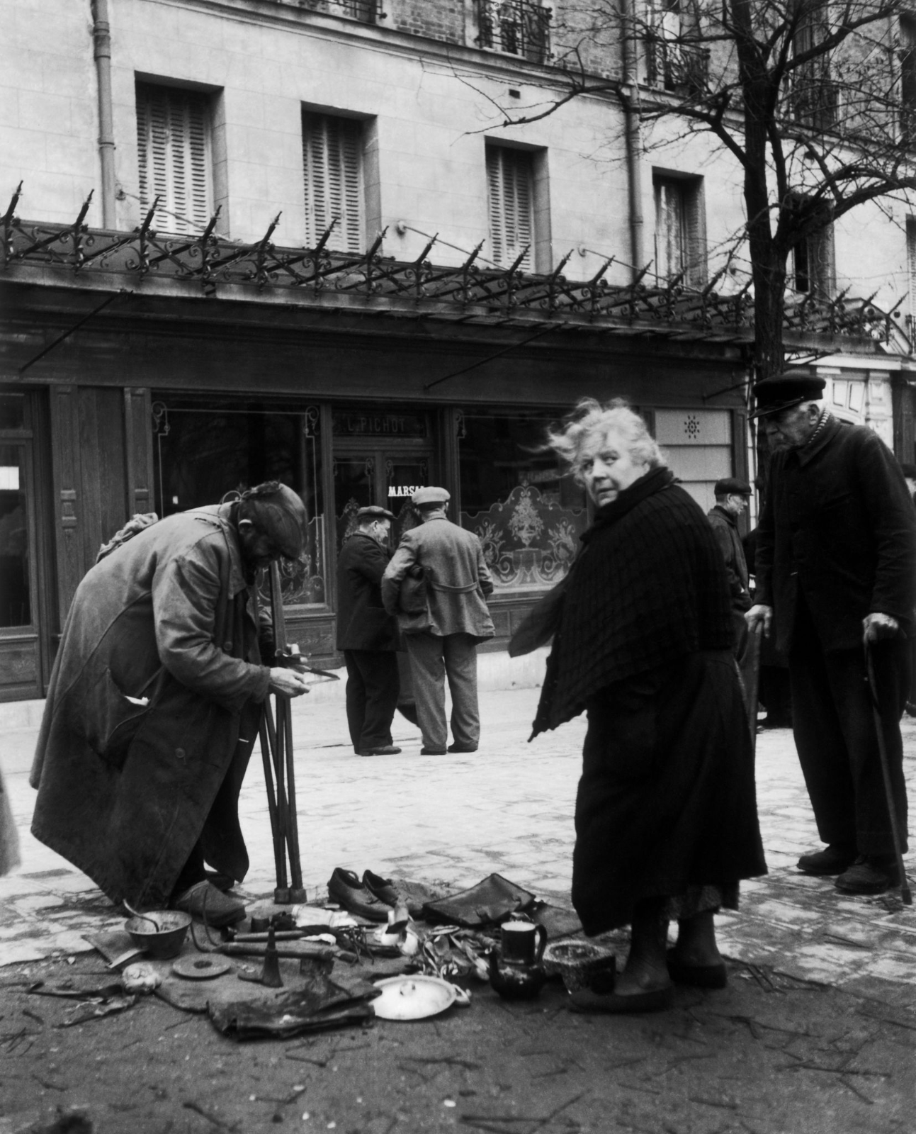 Жизнь парижских пригородов в 1950-х. - Париж, Франция, Фотография, Длиннопост, Ретро