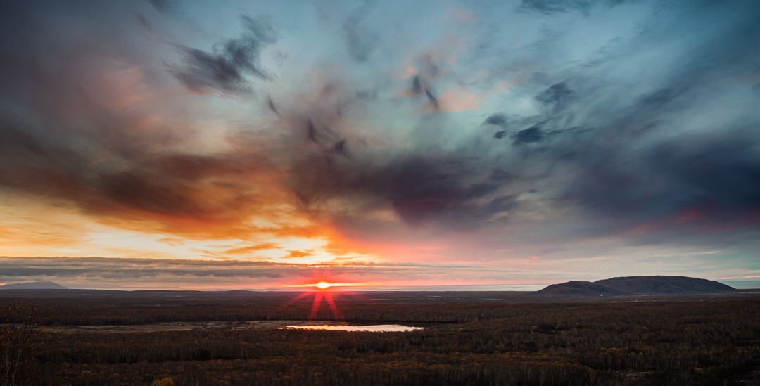 Another dawn - My, Kamchatka, dawn, Sunrises and sunsets, Nature, Sky