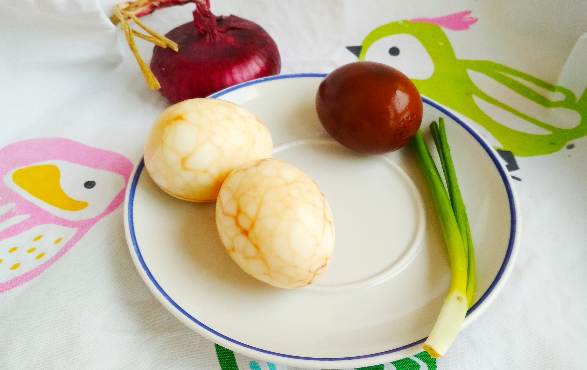 Marble eggs, egg roll and something else - My, Eggs, Recipe, Picnic, Longpost