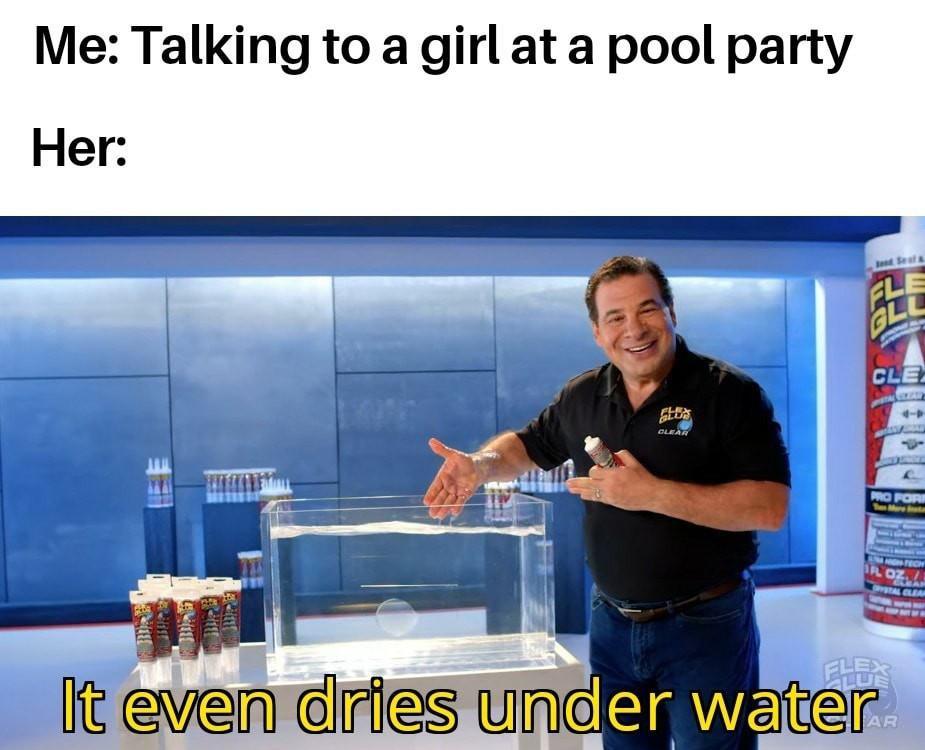 Pool - Humor, Picture with text, Tackle