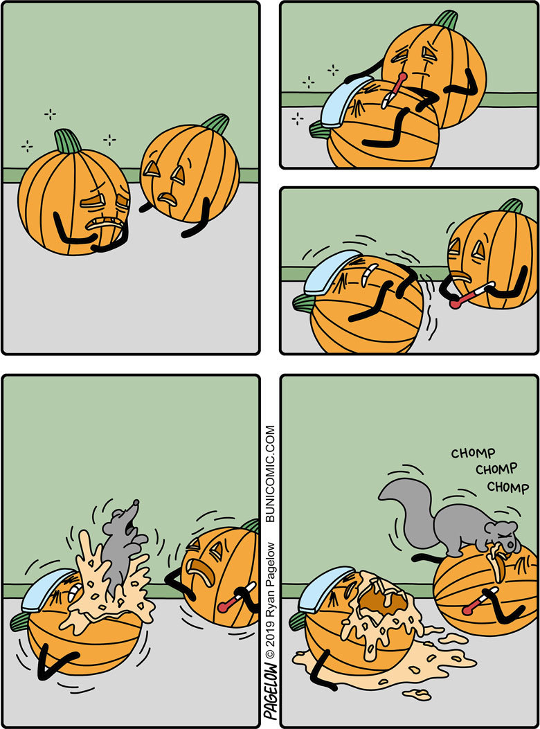 Pumpkin Horror - Buni, Pagelow, Halloween, Pumpkin, Stranger, Comics