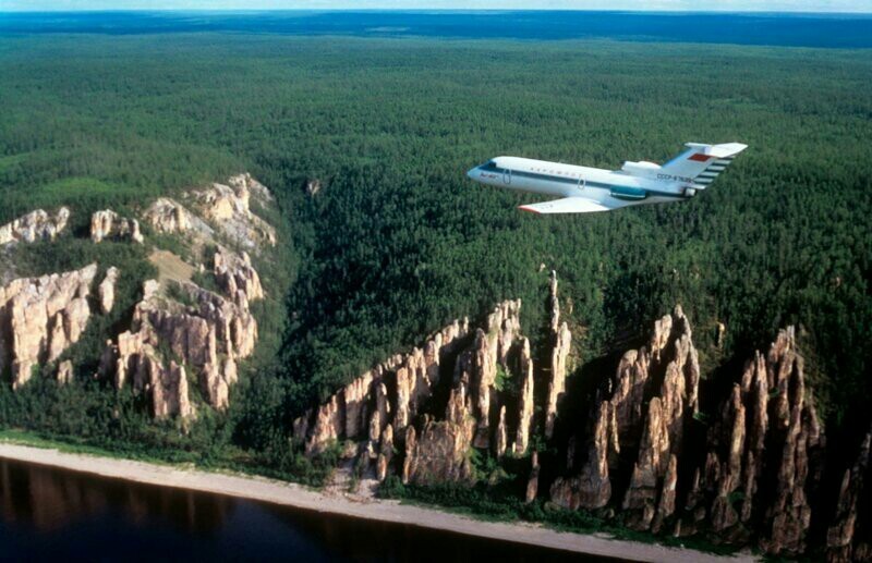 On the Lena River, 1970s - the USSR, The photo, Longpost, Tourism, 70th