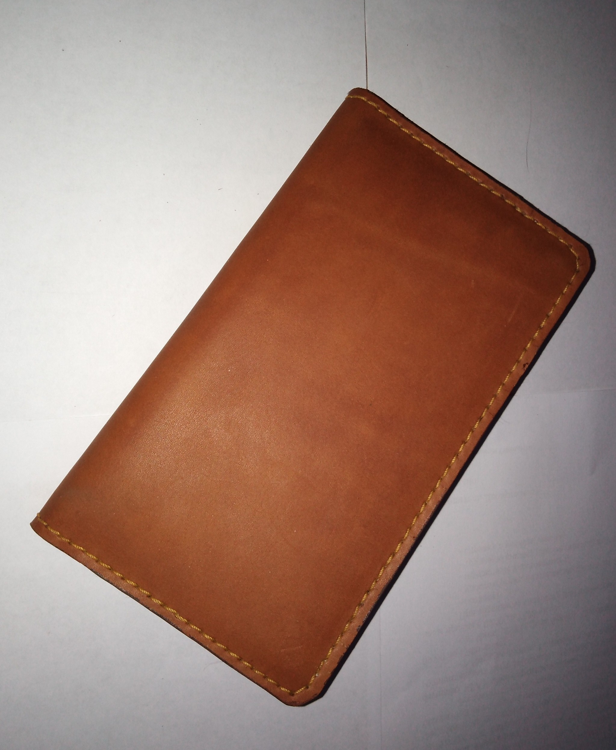 Working with leather. First experience. Cover for planing. - My, With your own hands, Leather, Natural leather, Leather products, Cover, Business card, Needlework without process, Longpost