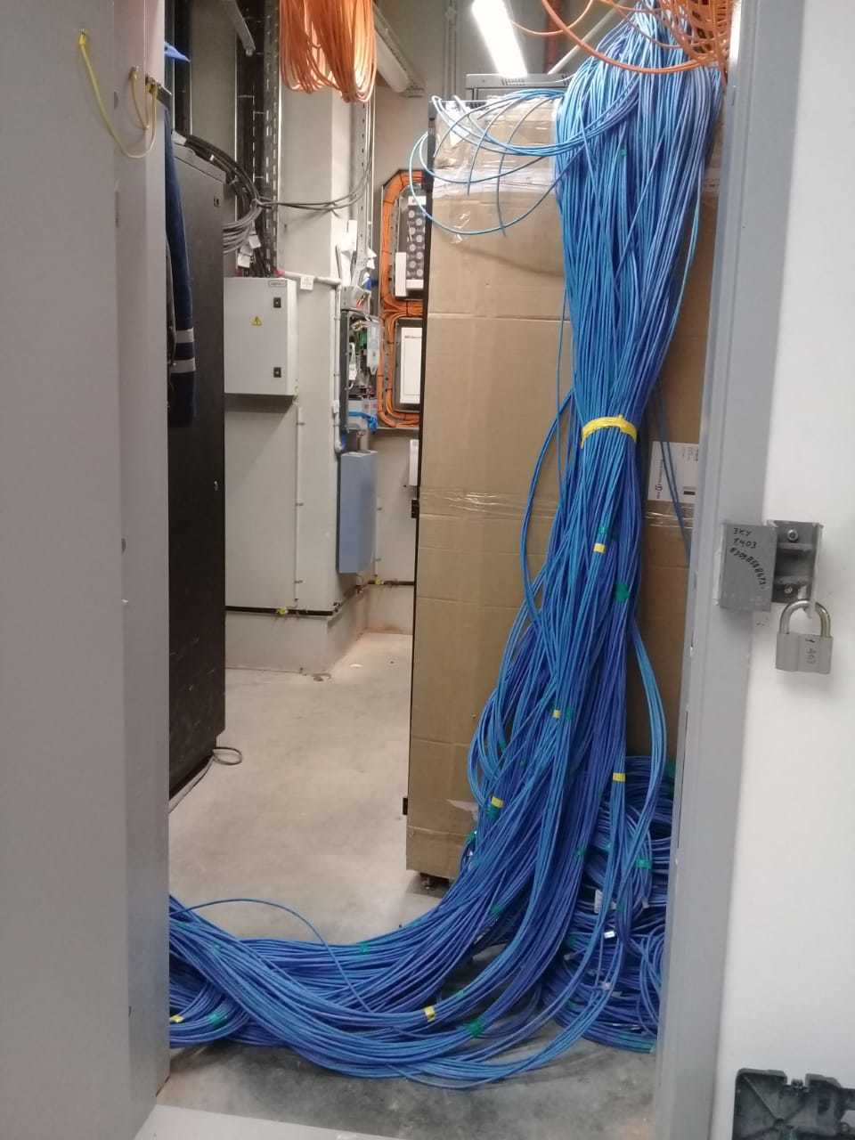 We do this too) - My, Installation of SCS, SCS, Cableporn, Vols, Video, Longpost