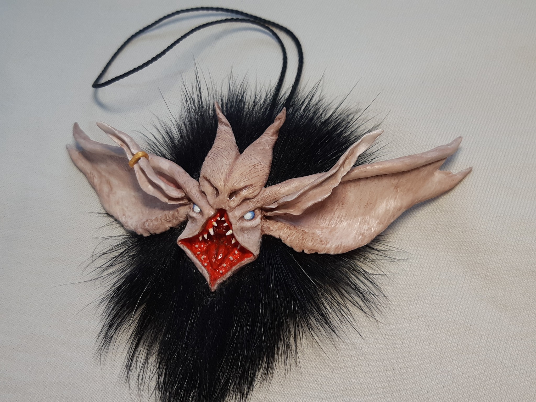 Katakan - a vampire from the Witcher universe - My, Polymer clay, Лепка, Needlework without process, Handmade, Witcher, The Witcher 3: Wild Hunt, Katakana, Vampires, Longpost
