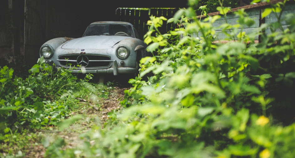 The most beautiful Mercedes was found, which stood in an ordinary barn for 53 years!!! - Mercedes, Rarity, Retro, Classic, Find, Barn, Longpost, Yandex Zen