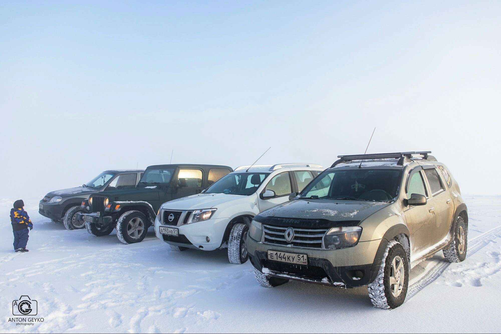 Открытие зимнего сезона. Снова Лисья. Duster, Jeep, Nissan, Нива. Мурманск.  | Пикабу