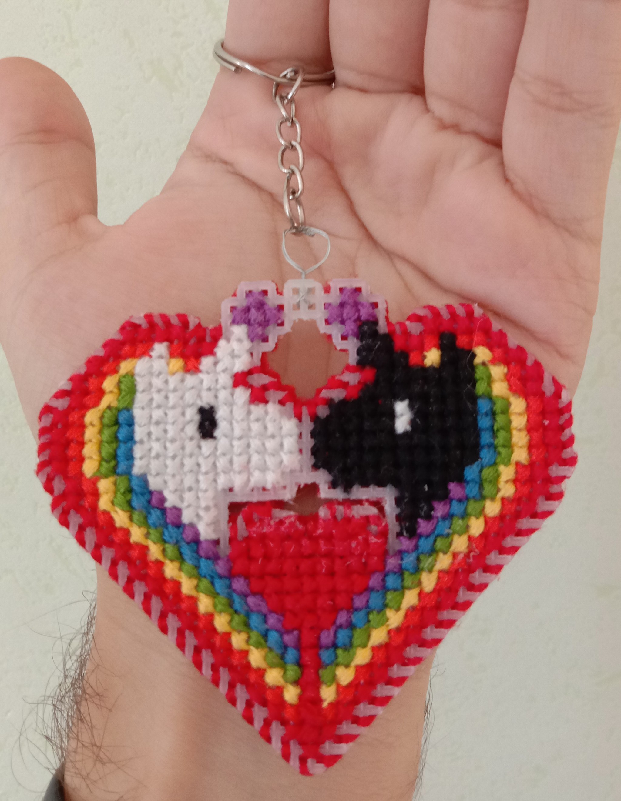 Another post with new works - My, Longpost, Cross, Amigurumi, Keychain, Needlework without process