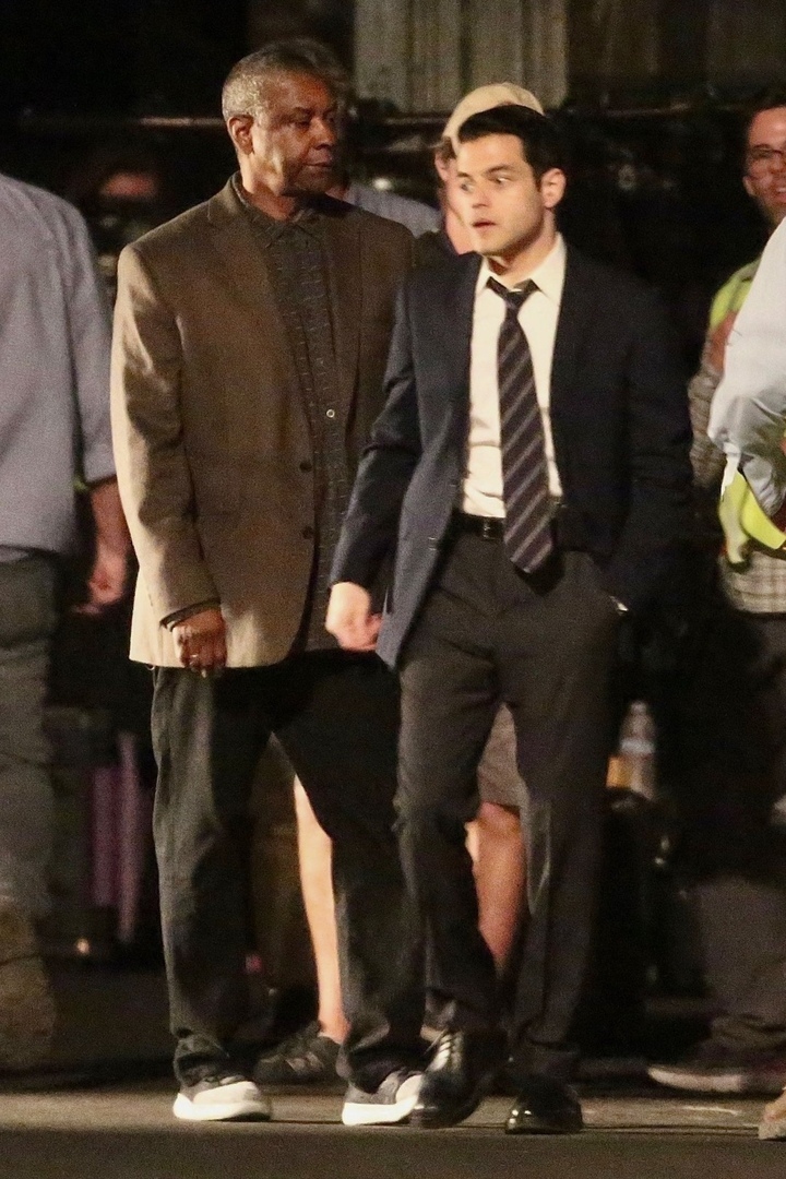 Rami Malek, Denzel Washington and Jared Leto in the first photos from the set of the thriller “The Little Things” - Denzel Washington, Rami Malek, Jared Leto, Thriller, Police, Detective, Photos from filming, Longpost