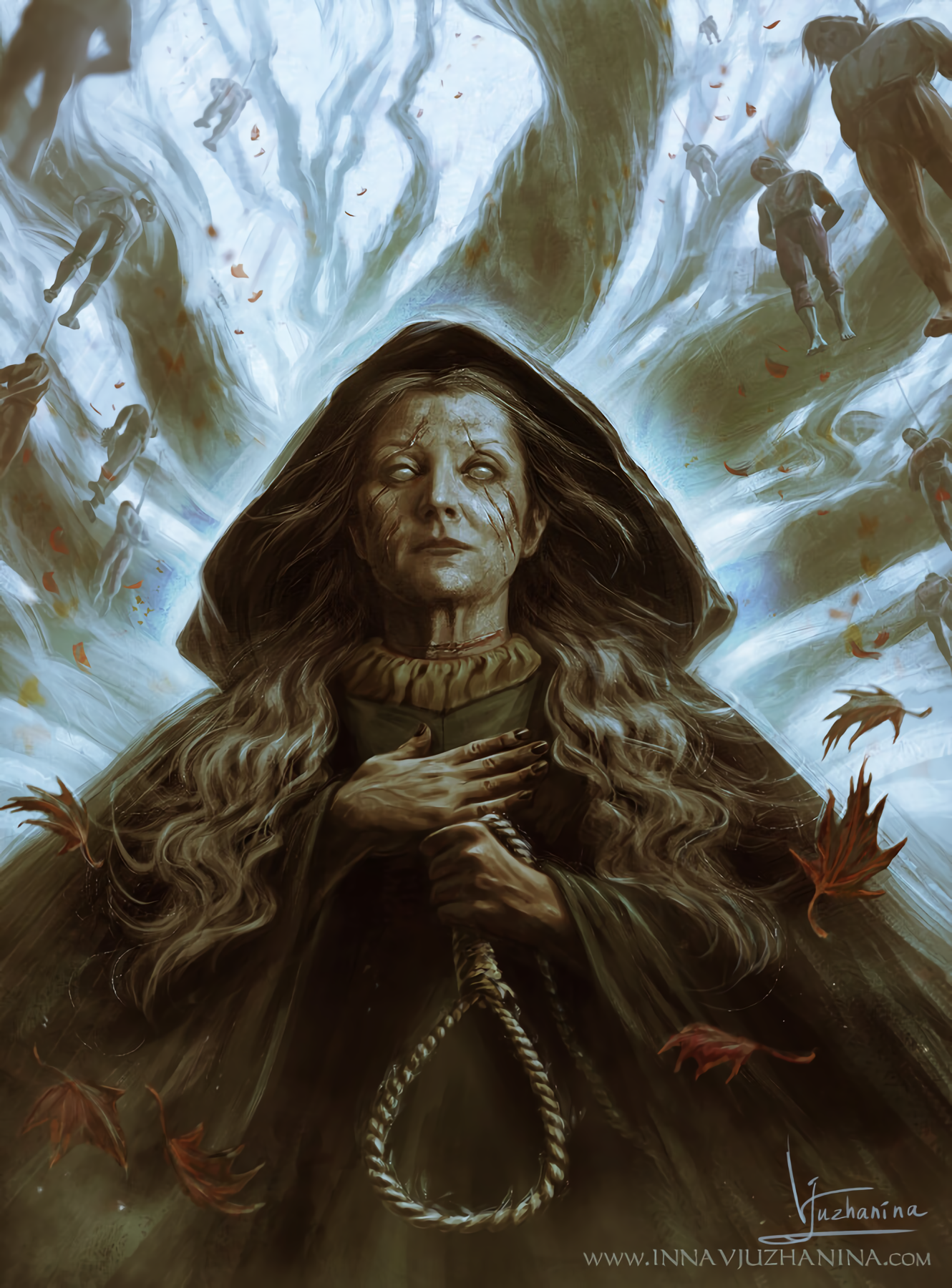 Lady Heartless - Game of Thrones, Inna Vjuzhanina, Art, PLIO, Catelyn Stark, The Living Dead