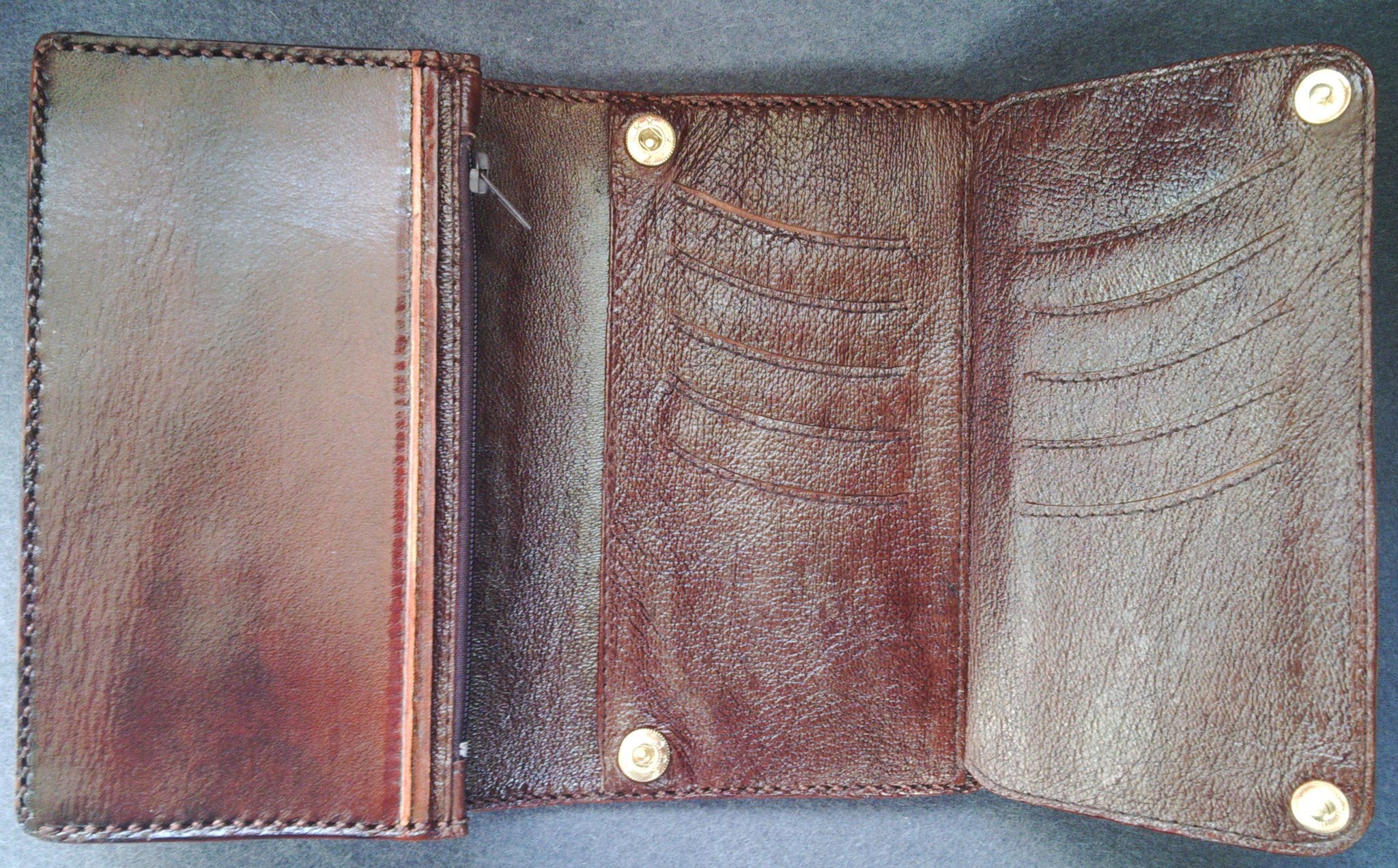 One of my latest works. Rate - My, Wallet, Handmade, Leather, With your own hands, Needlework, Needlework without process, Longpost