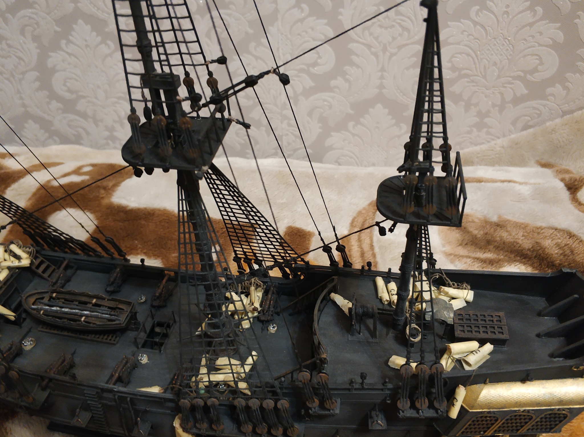 Black Pearl 2 attempt No. 2 - My, Black Pearl, Ship, Captain Jack Sparrow, Pirates of the Caribbean, Longpost