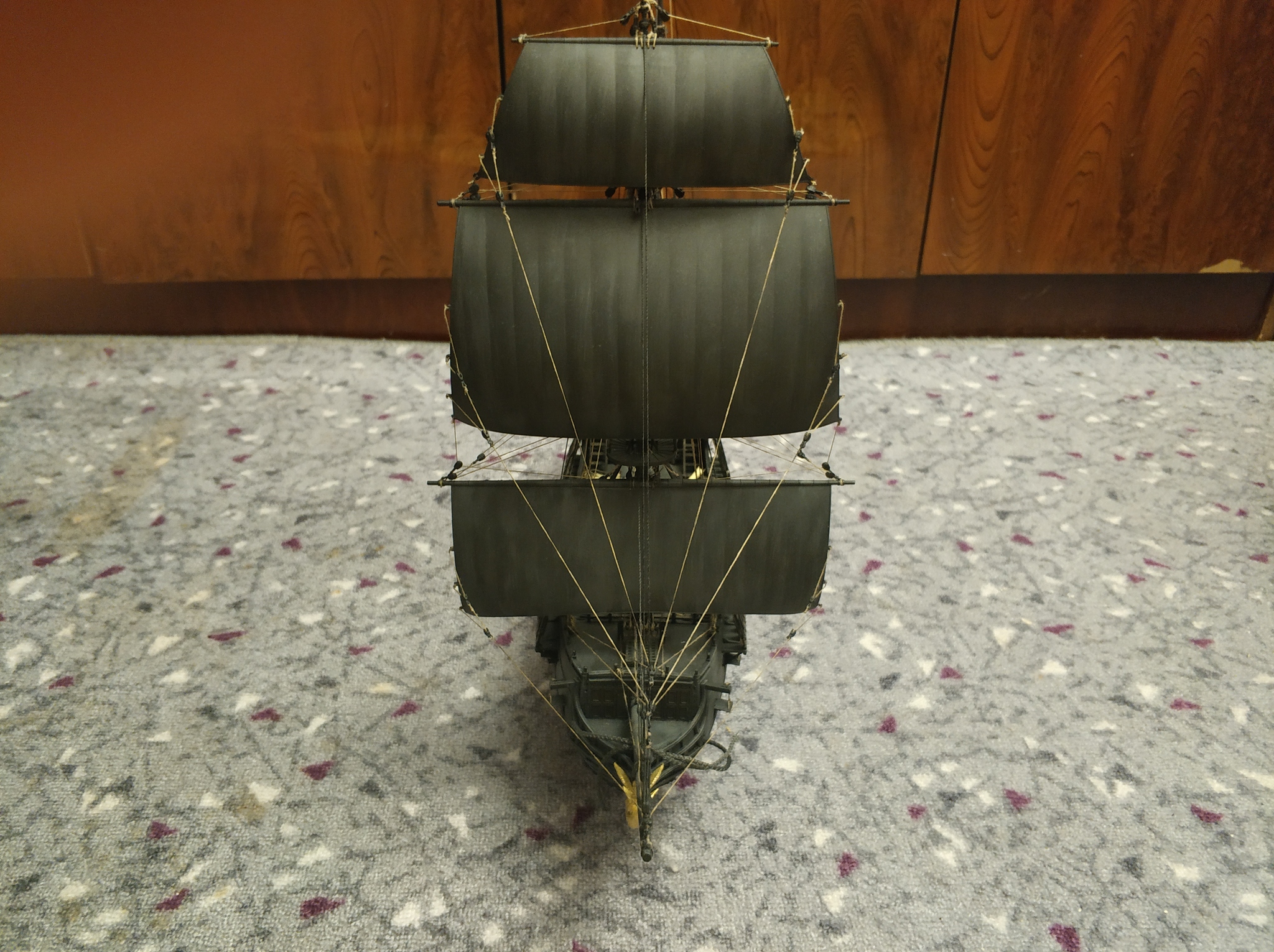 Black Pearl 2 attempt No. 2 - My, Black Pearl, Ship, Captain Jack Sparrow, Pirates of the Caribbean, Longpost