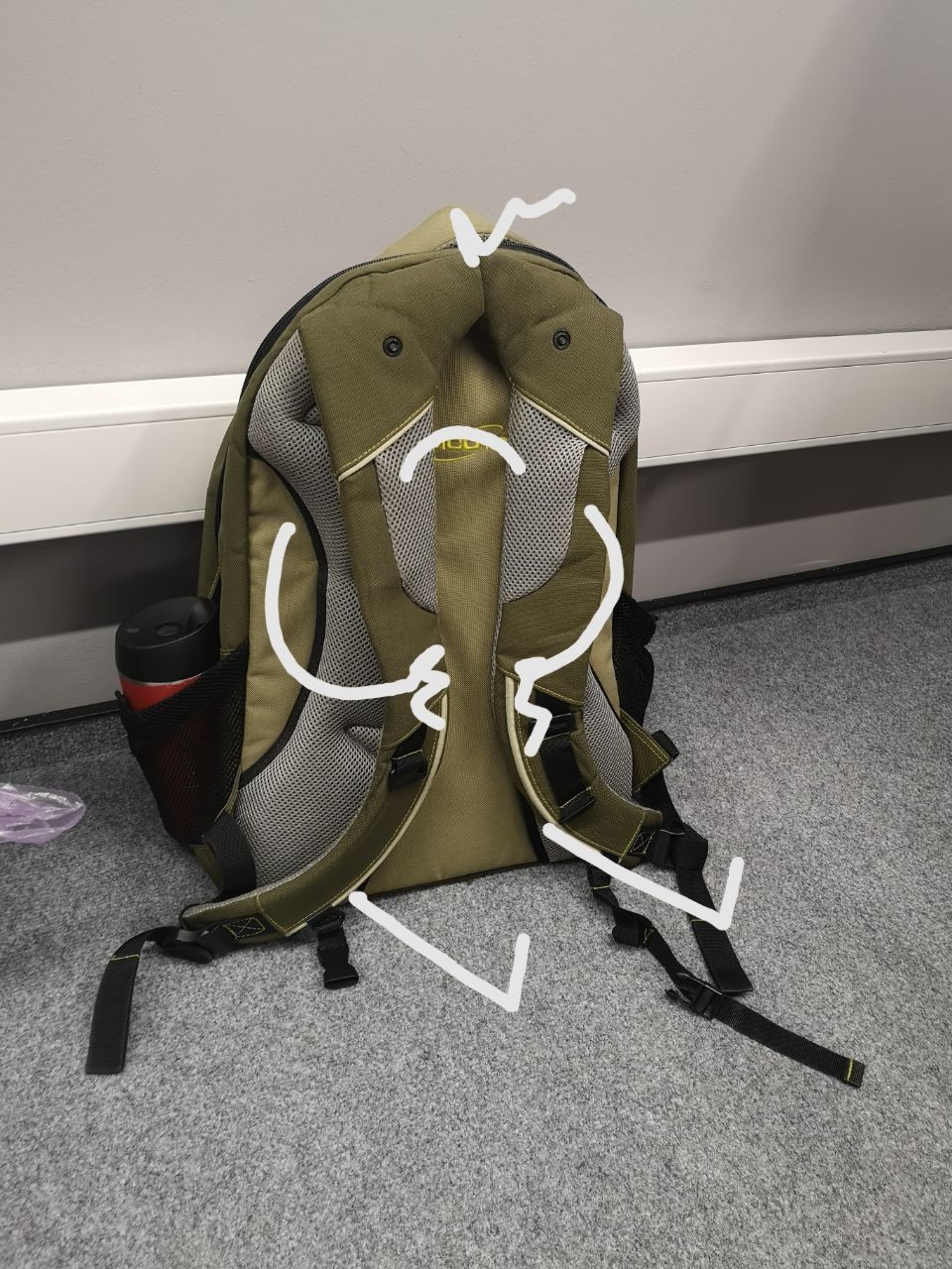 The backpack is upset - My, I see faces, Pareidolia, Strange feeling