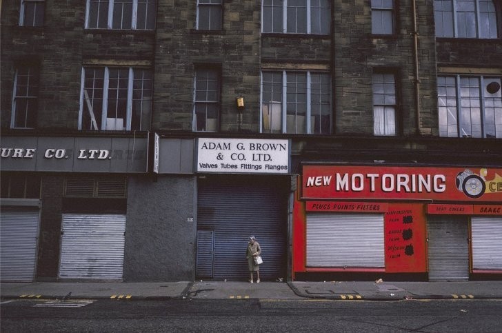 Glasgow, UK 1980 - Great Britain, Glasgow, Longpost, Scotland, The photo