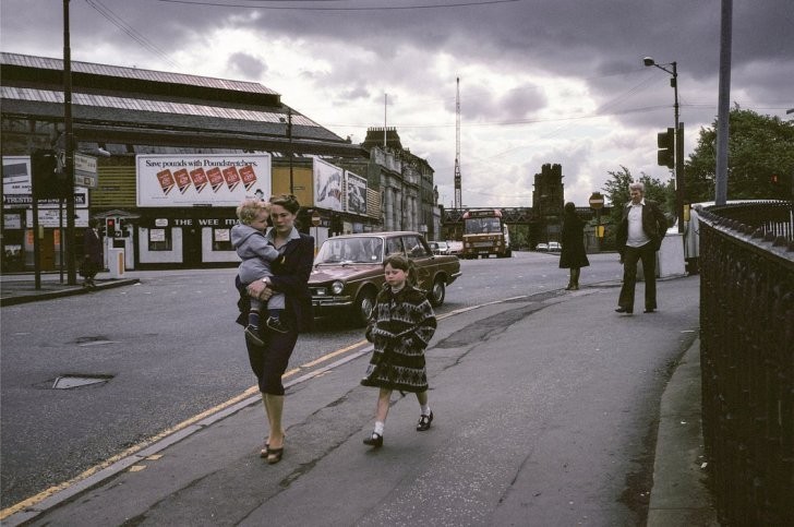 Glasgow, UK 1980 - Great Britain, Glasgow, Longpost, Scotland, The photo