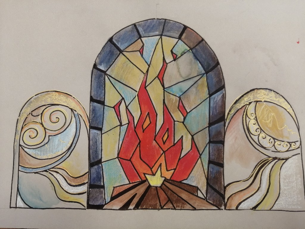 About stained glass - My, Props, Work, Handmade, Scenery, Theatre, Longpost