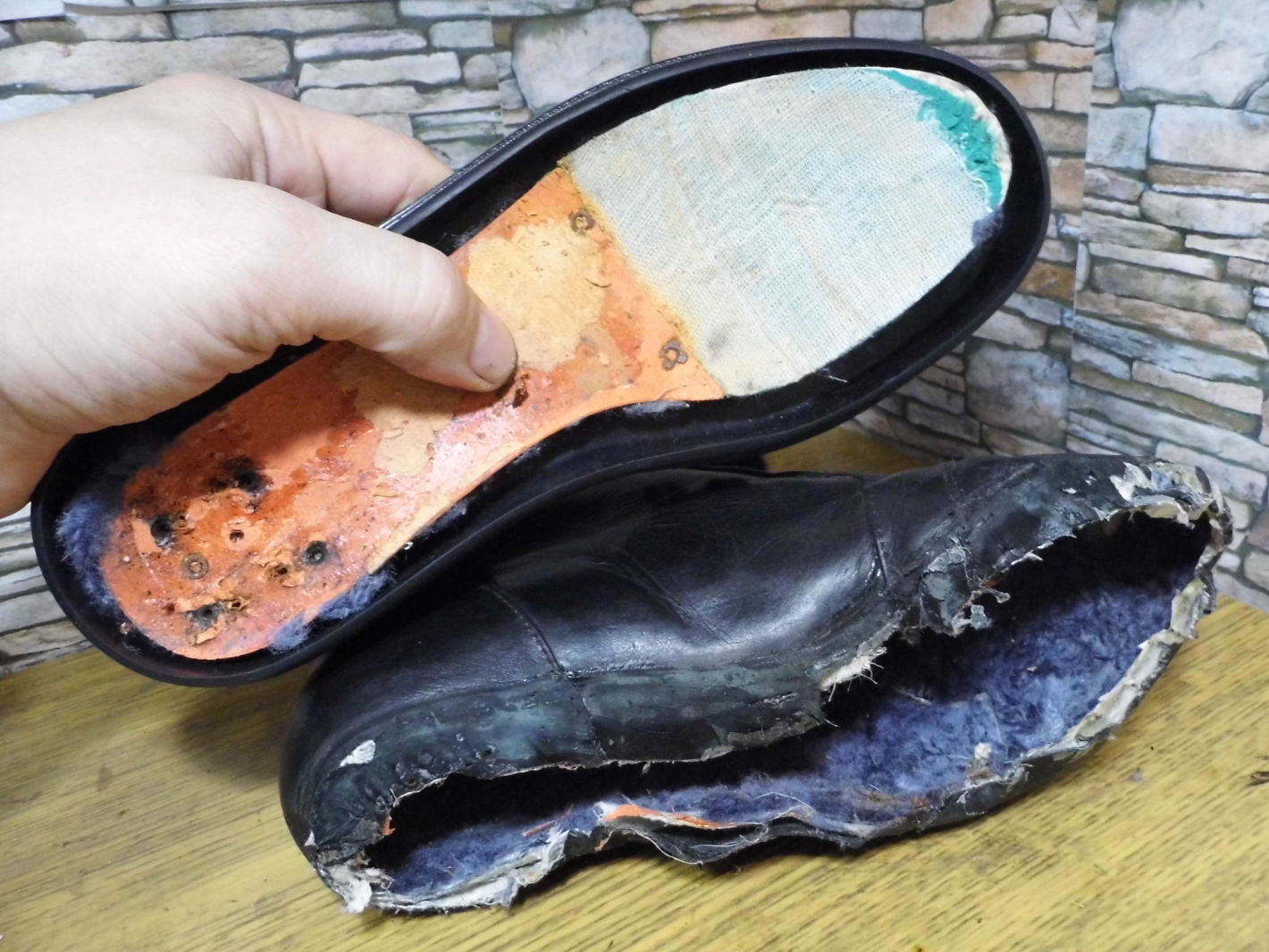 Replacing soles on small shoes. - My, Shoe repair, Sole replacement, Longpost