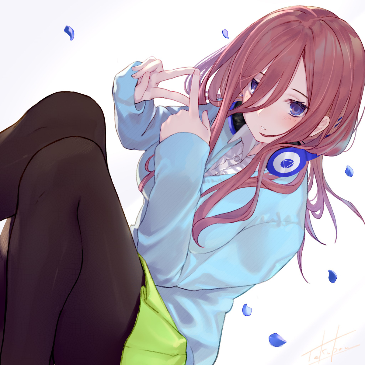 Miku Nakano #2 - Аниме, Anime Art, Nakano Miku, The Quintessential Quintuplets, Gotoubun No Hanayome, Pixiv