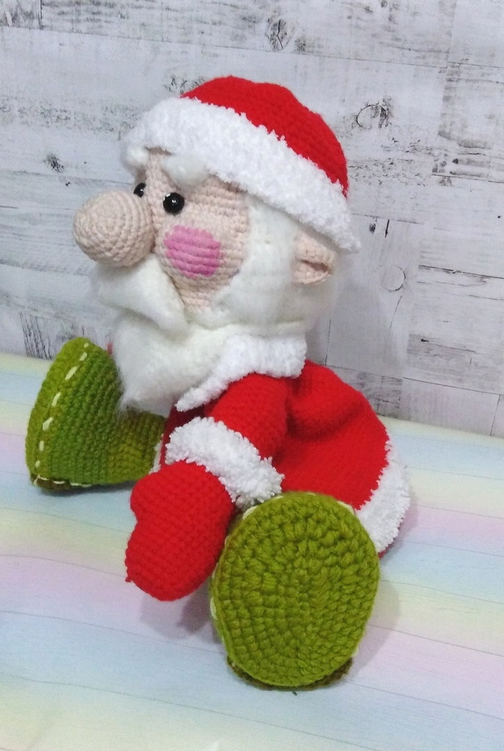 Snowmen, tangerines, frost... Let's go! - My, Needlework, Knitting, New Year, Father Frost, Holidays, Longpost