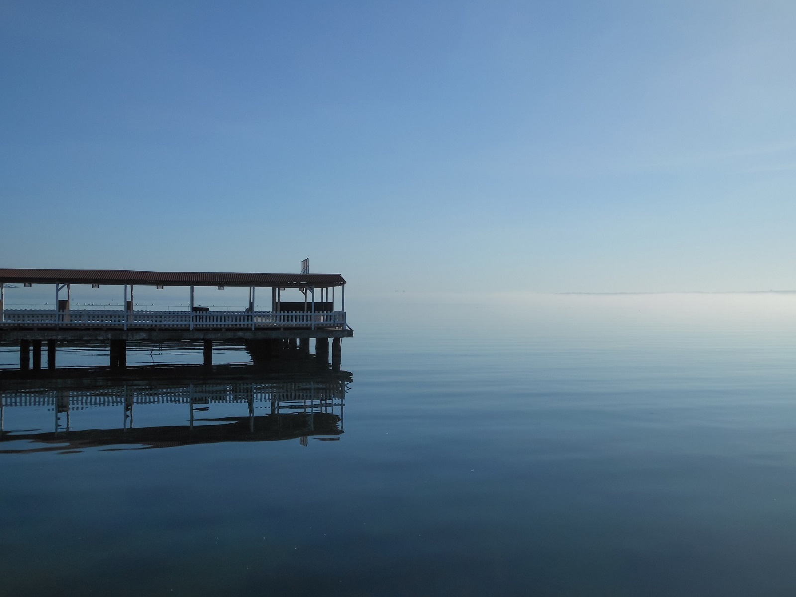 November 8. Embankment - My, The photo, Crimea, Kerch, Sea, Fog, Longpost