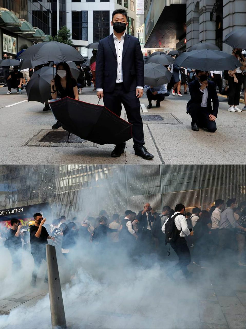 Storming the CUHK campus - My, Hong Kong, Protest, Police, Disorder, Longpost