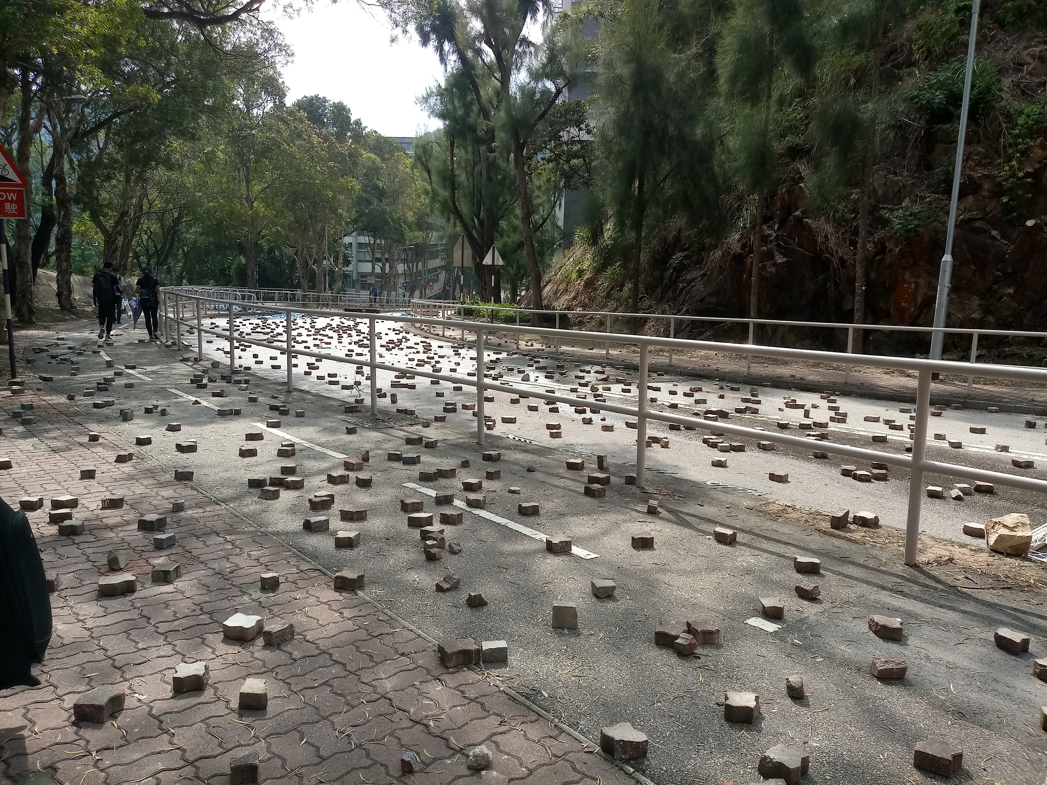 Storming the CUHK campus - My, Hong Kong, Protest, Police, Disorder, Longpost