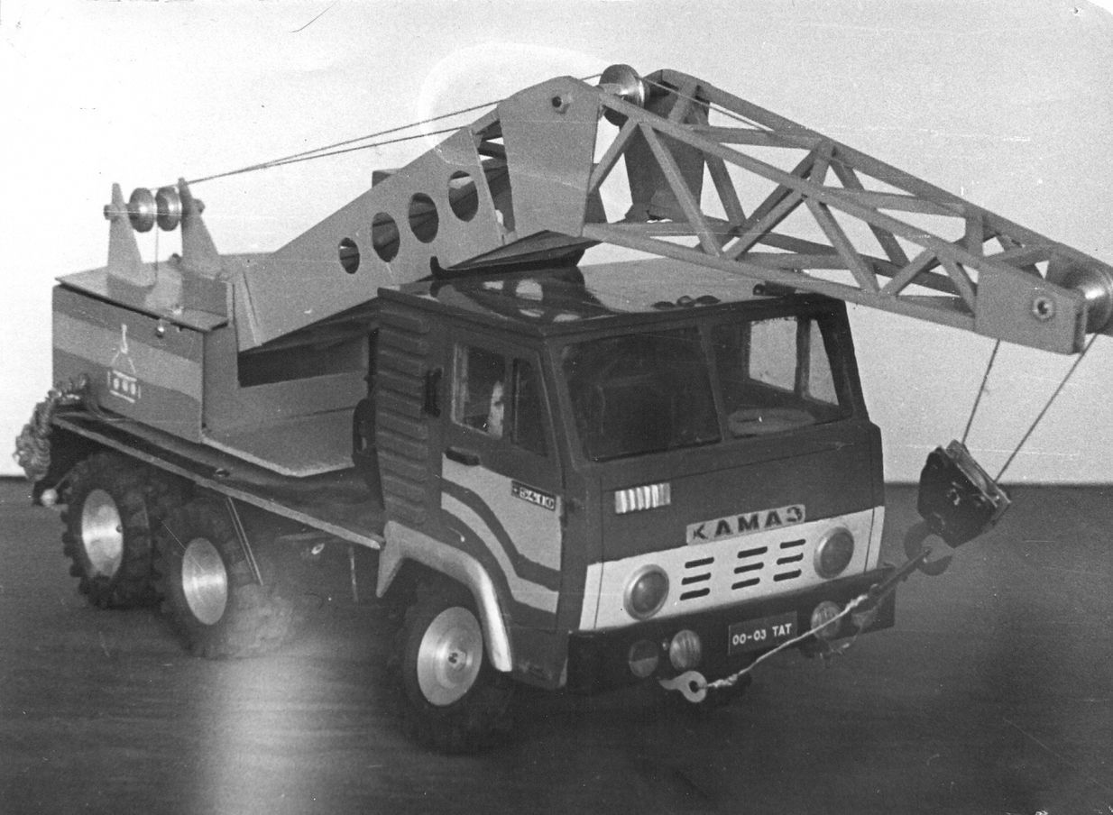 Modeling in the USSR - KAMAZ models made by schoolchildren - Kamaz, Car modeling, Modellers, the USSR, Retro, Modeling, Pupils, Child development, Longpost