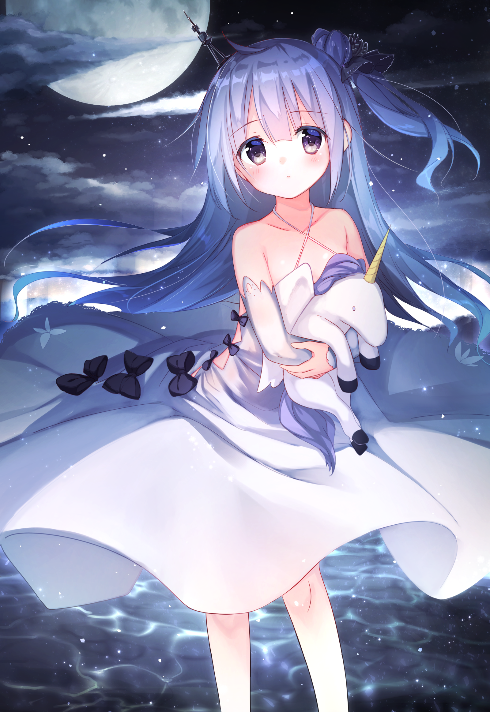 Unicorn - Anime art, Art, Azur lane, Hms Unicorn, Loli, A selection, Longpost