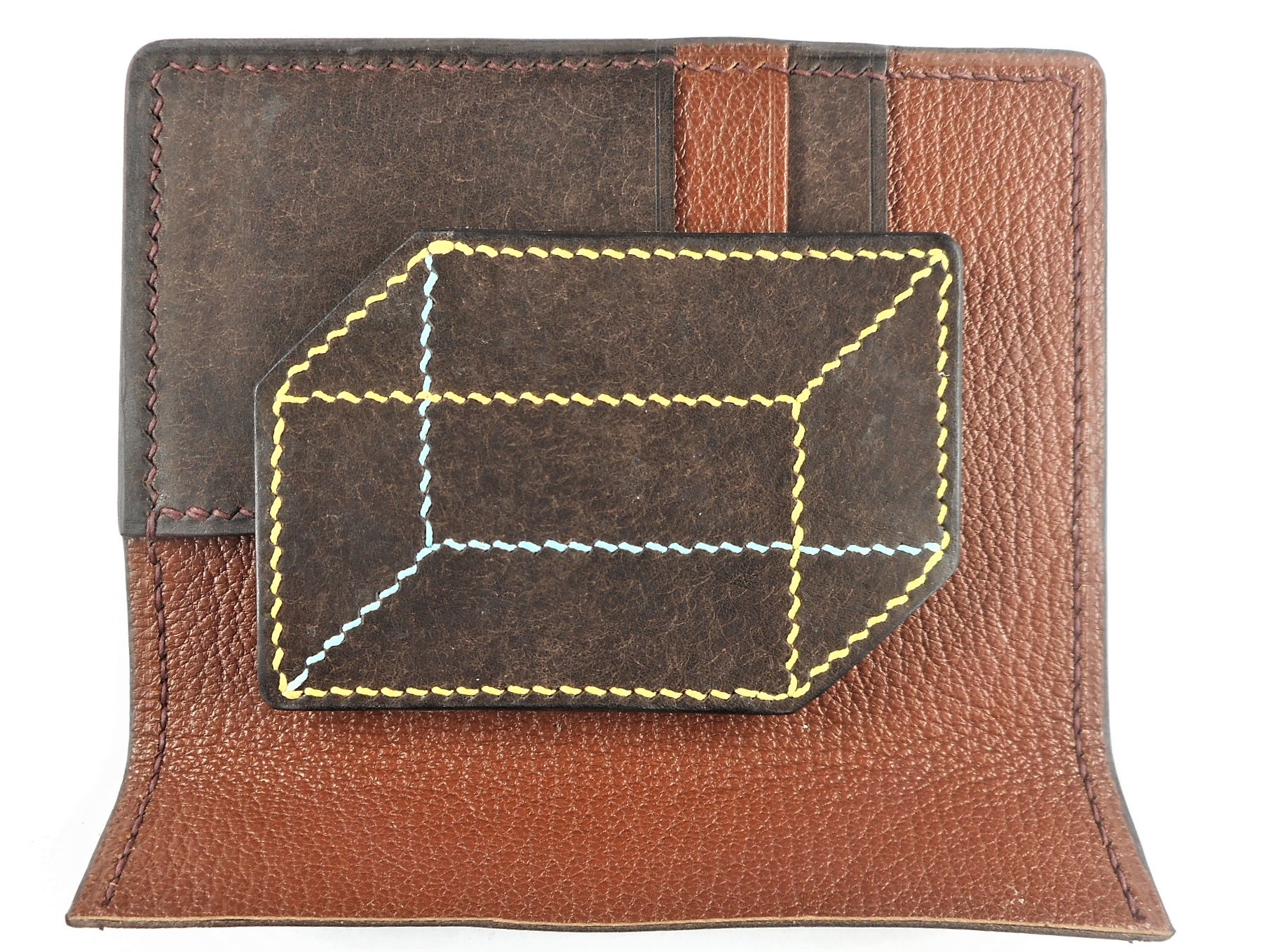 Cardholders (two pieces) - My, Leather products, Handmade, Longpost