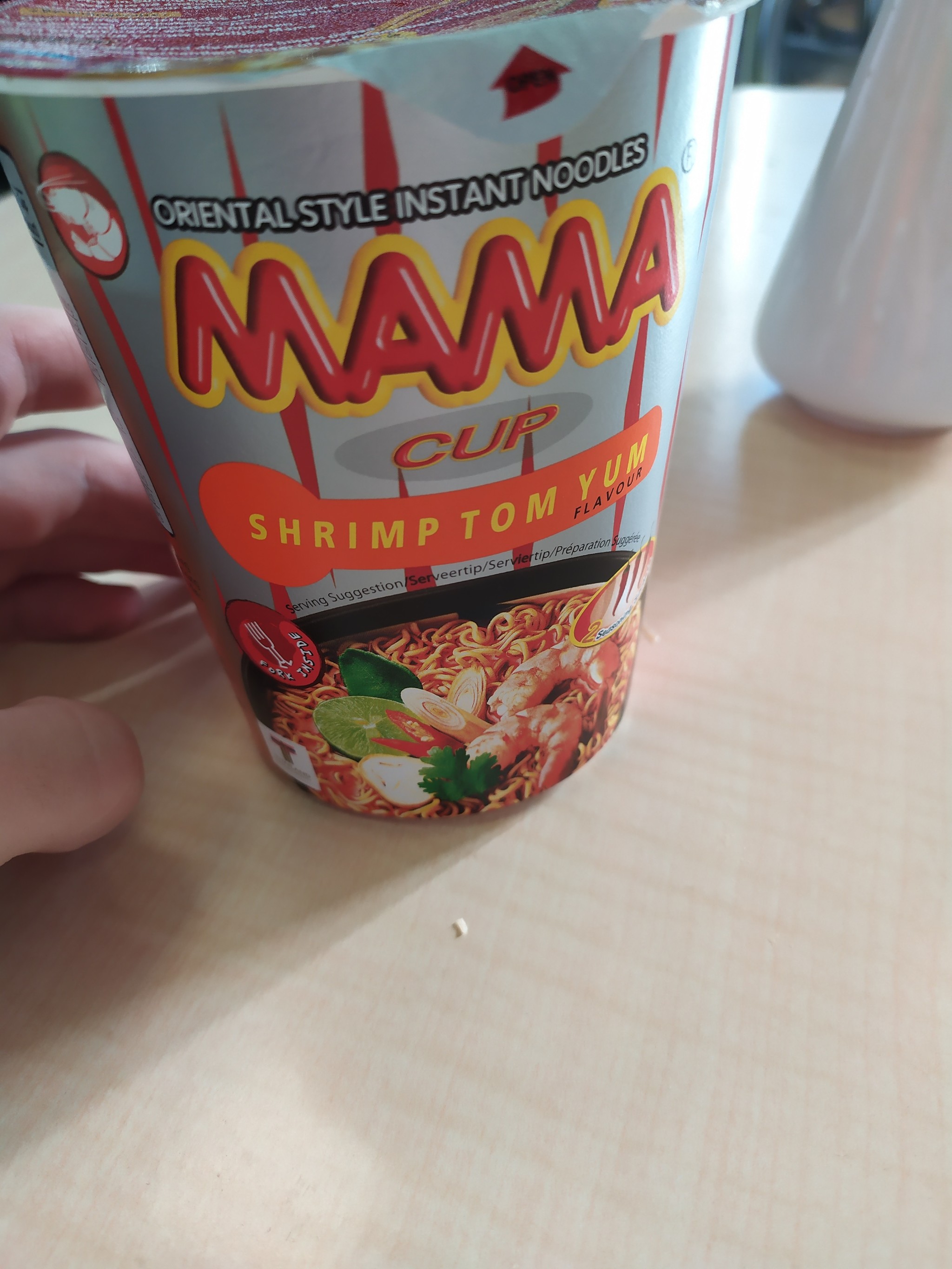 Noodles MAMA CUP shrimp Tom yum flour - My, Noodles, Doshirak, Doshirakology, Longpost