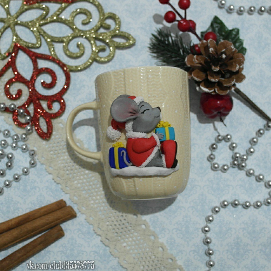 Preparing gifts for the New Year - My, New Year, Handmade, Polymer clay, Presents