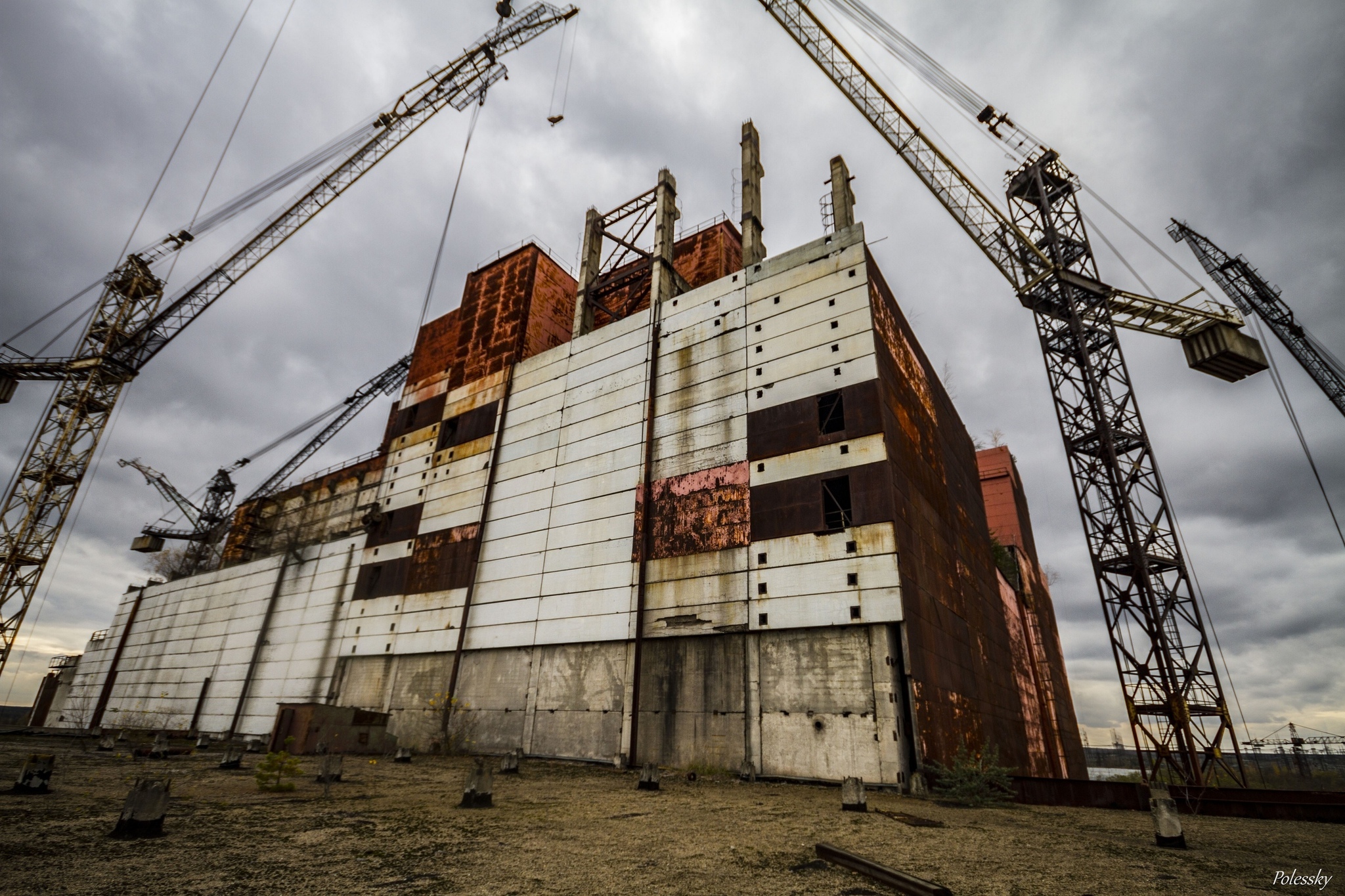 Penetrated into the power unit of the Chernobyl nuclear power plant. Unfinished reactor of the third stage - My, Chernobyl, Chernobyl, Pripyat, Kreosan, Video, Longpost