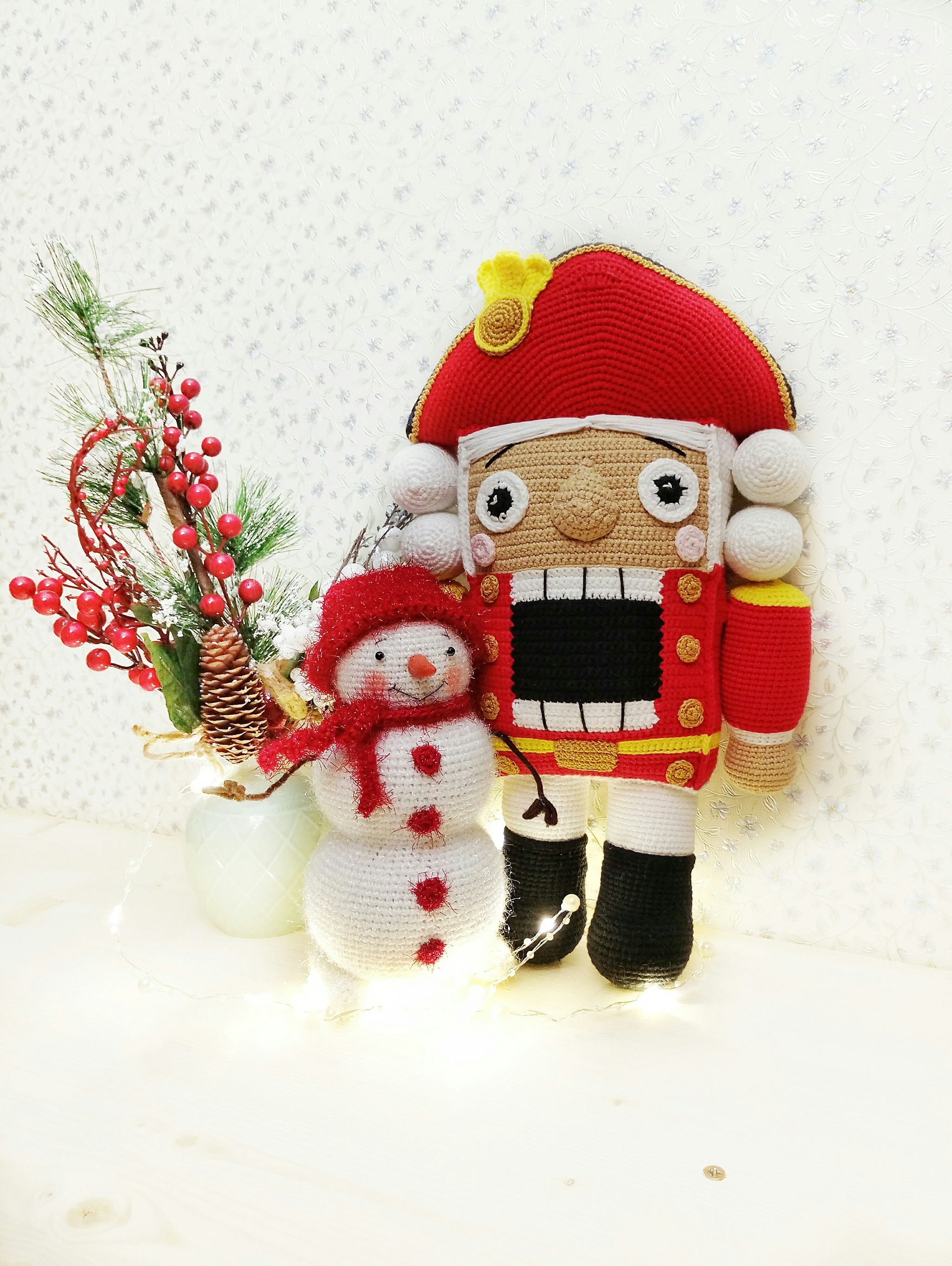 Nutcracker - Handmade, Needlework without process, Knitting, Crochet, Knitted toys, Longpost